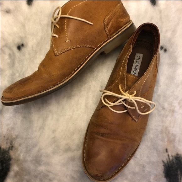 Steve Madden chukka leather lace up boots size 11 - Picture 5 of 7